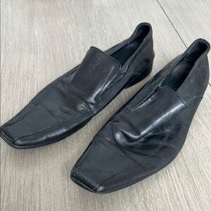 Aldo Black Loafers Sleek Slip-On Design